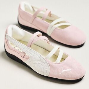 NIB Free People Puma Women's Pink Ballet Flat Sneakers 7
